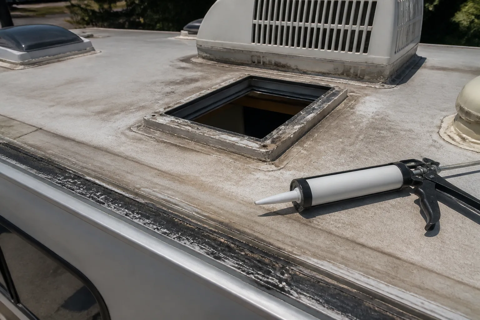 WINNEBAGO MINNIE WINNIE – Roof Leak Repair and Resealing
