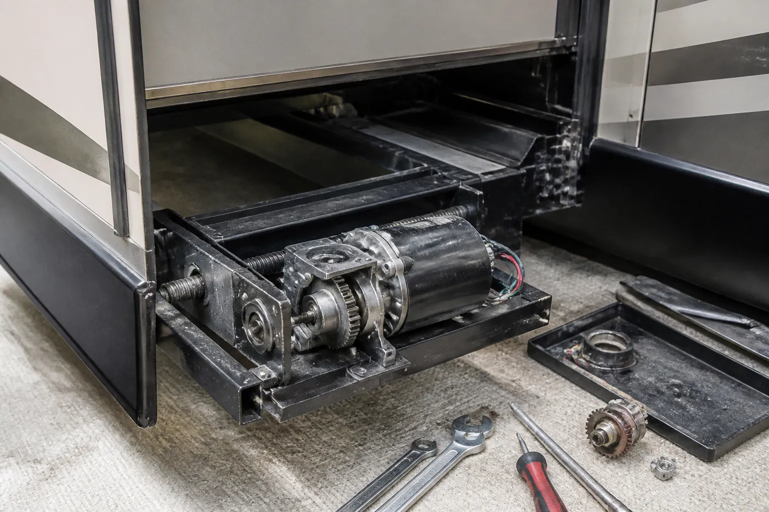 WINNEBAGO MINNIE WINNIE – Slide-Out Motor Replacement