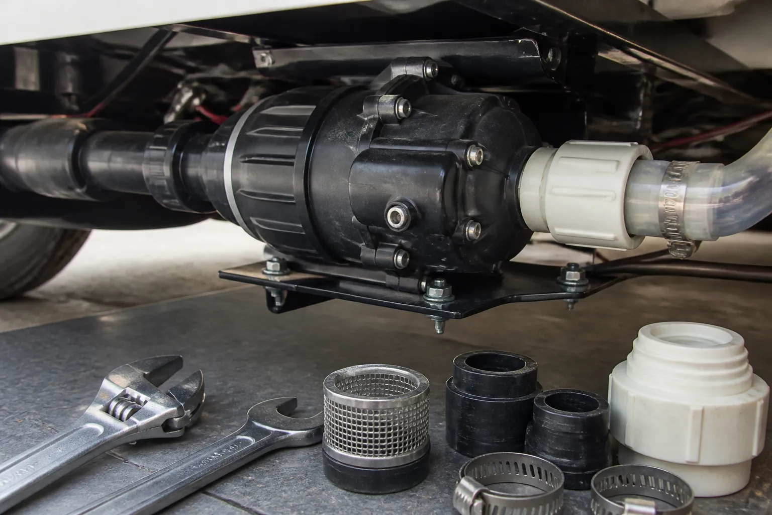 WINNEBAGO MINNIE WINNIE – Water Pump Replacement