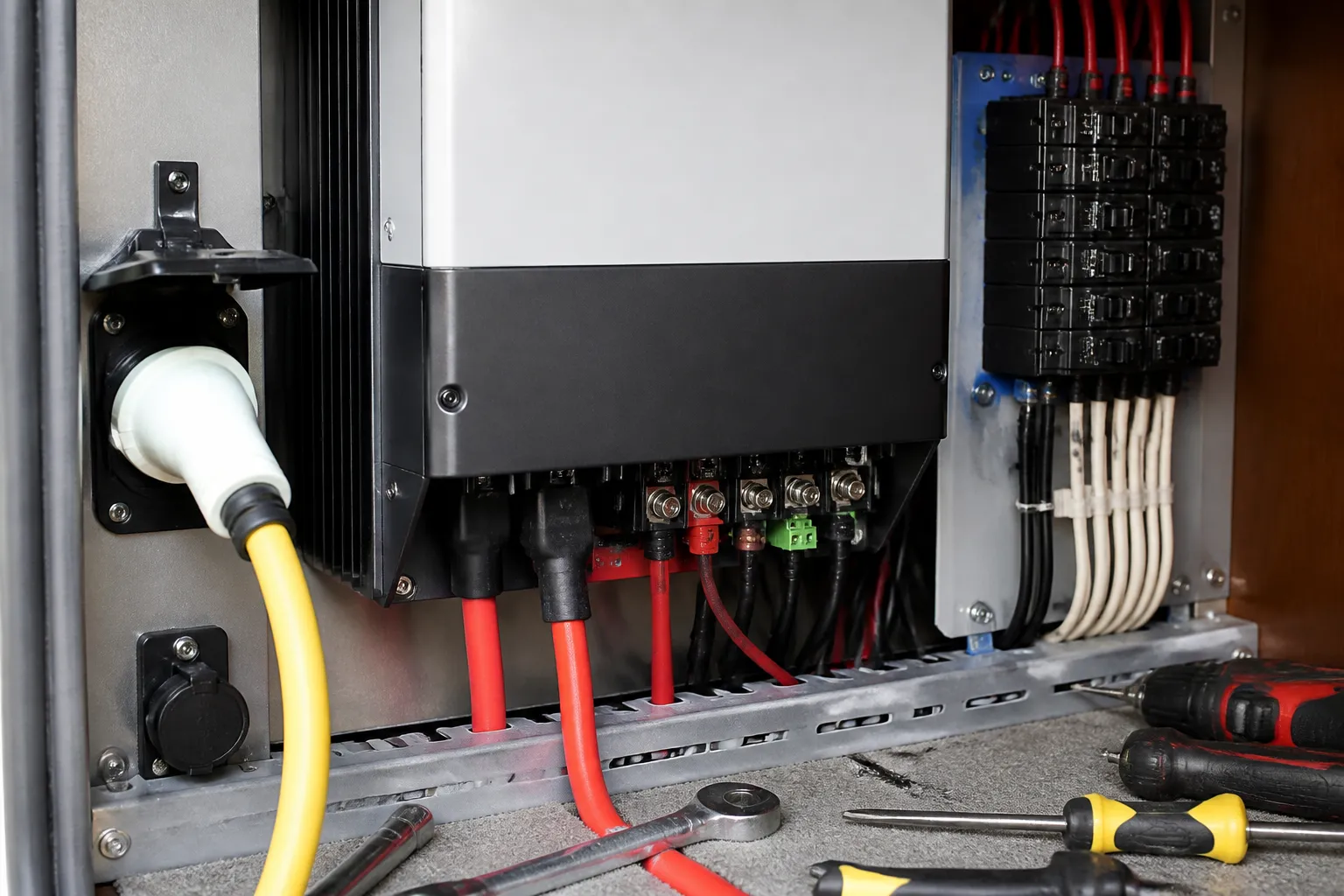 WINNEBAGO SOLIS – Electrical Inverter and Shore Power Integration Service