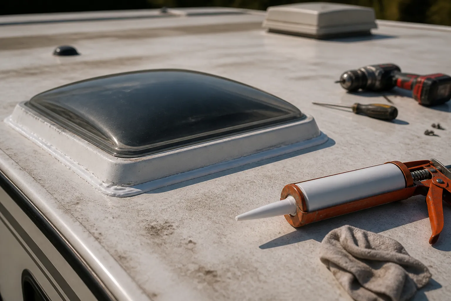 WINNEBAGO TRAVATO – Roof Seal and Skylight Maintenance