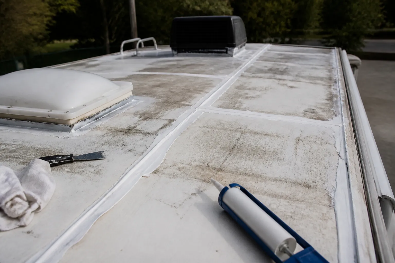 WINNEBAGO VIEW – Roof Leak Repair and Resealing