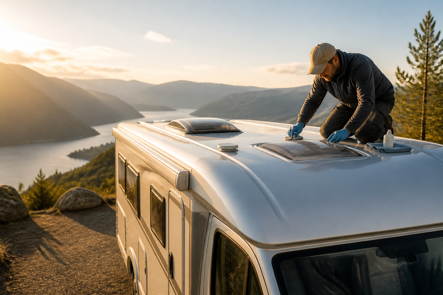 HYMER AKTIV – Roof Seal and Skylight Maintenance